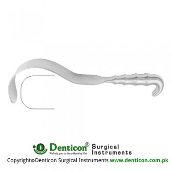 Deaver Retractor Fig. 7 - With Hollow Handle Stainless Steel, 31.5 cm - 12 1/2" Blade Width 38 mm